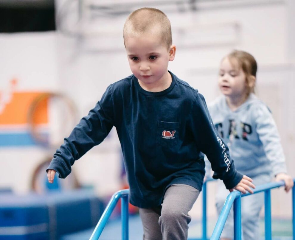 Younger Boys Tramp and Tumbling